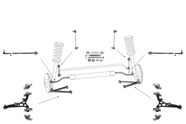 MEYLE WG0157100 Steering Front Axle for FIAT